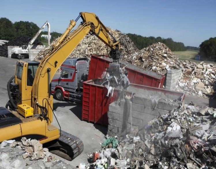 waste materials such as; steel, plastic, paper, wood, glass, rock and many