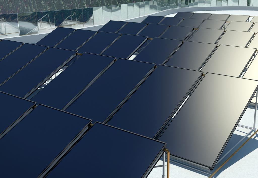 Solar Collectors The driving energy source for the system are the market-leading Solahart solar collectors.