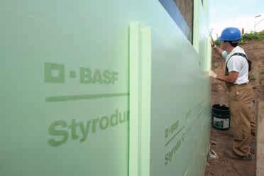 Styrodur is the first insulation that has approval for dissipating horizontal forces such as those induced by wind, ground pressure, and earthquakes.