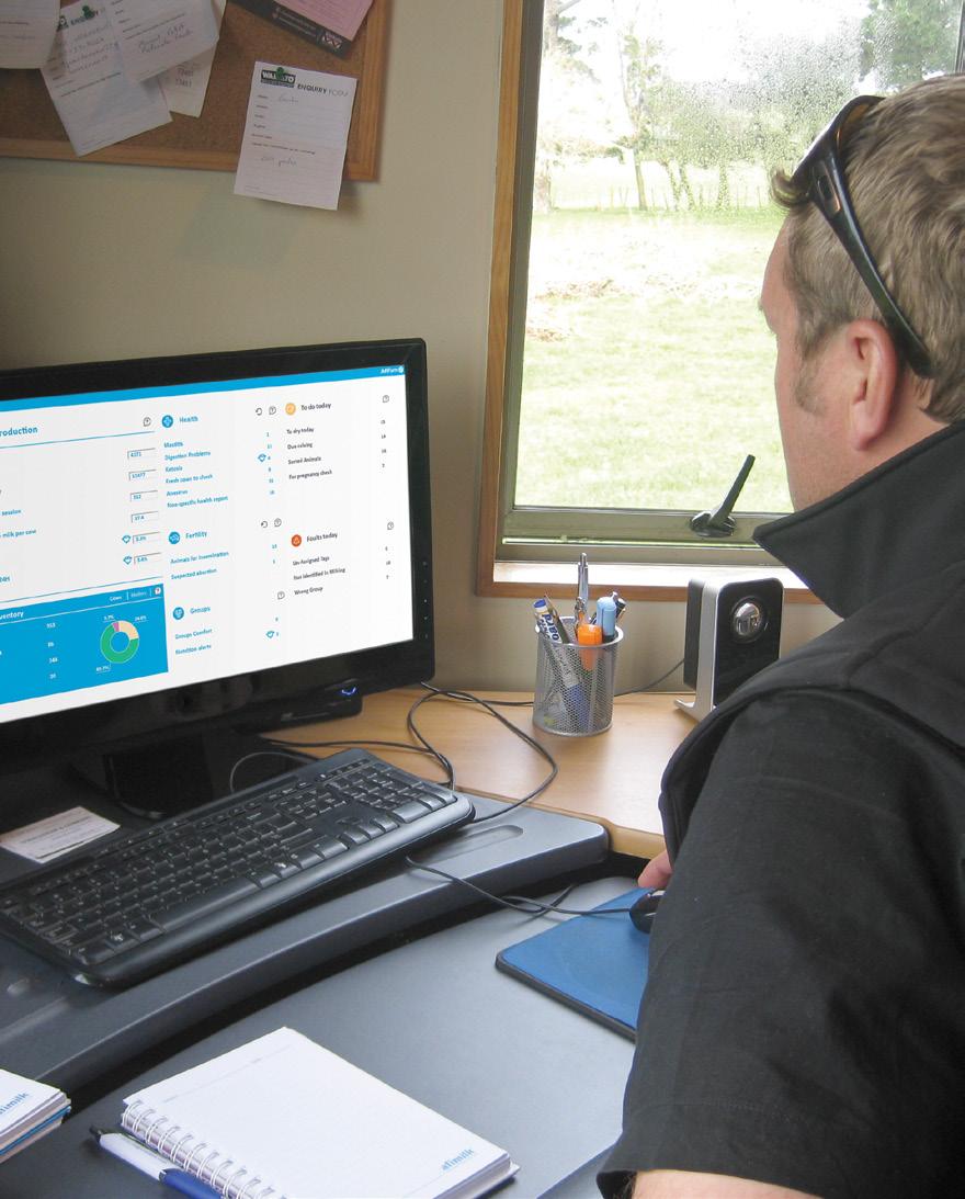 To Manage your Vital Knowhow NEW Dashboard the Heart of the Dairy Farm AfiFarm, the most comprehensive, scalable, and flexible software for the automation and