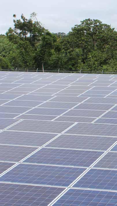 MICRONESIA Solar photovoltaic power plant US$3.92 million The 600 kw ground-mounted PV plant is connected to the grid in the southeast of Pohnpei Island.