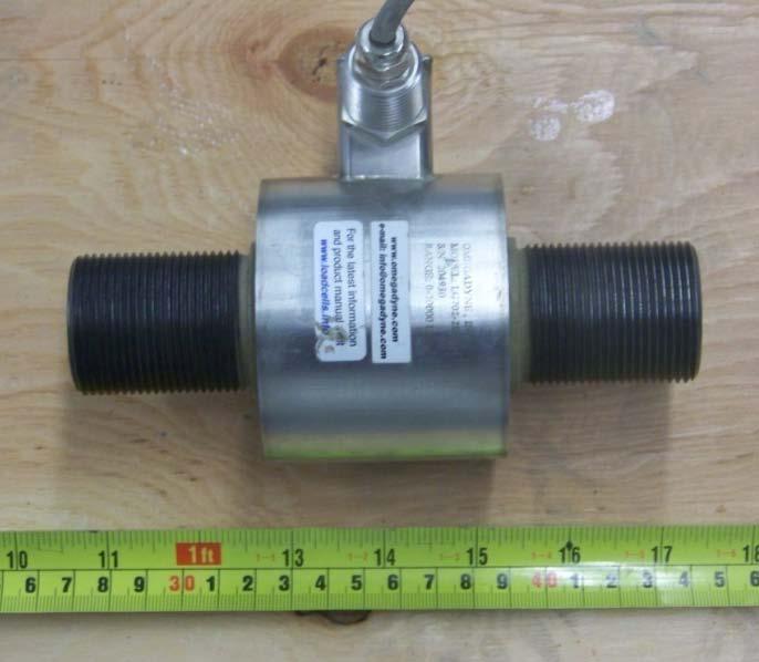 ( 59 Data acquisition system Load cell The load cell used was a 10 ton capacity load cell manufactured by Omega, model LC-702. It was 6.