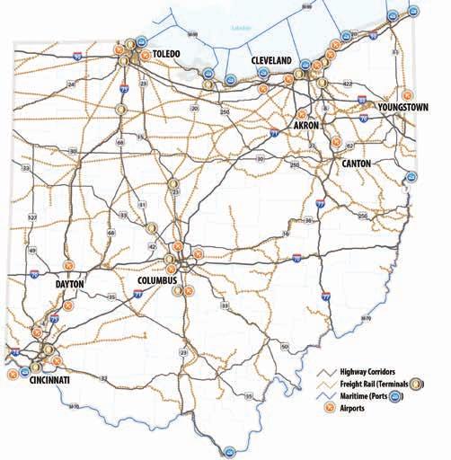 OHIO S FREIGHT STORY Ohio s Freight System and Assets Ohio has an impressive freight system and assets that need ongoing maintenance to stay at peak performance and to incorporate new time and