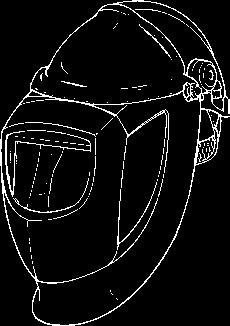 3M Speedglas Constant (passive) Welding Helmet 3M Speedglas Welding Helmets 9000 Series for Respiratory
