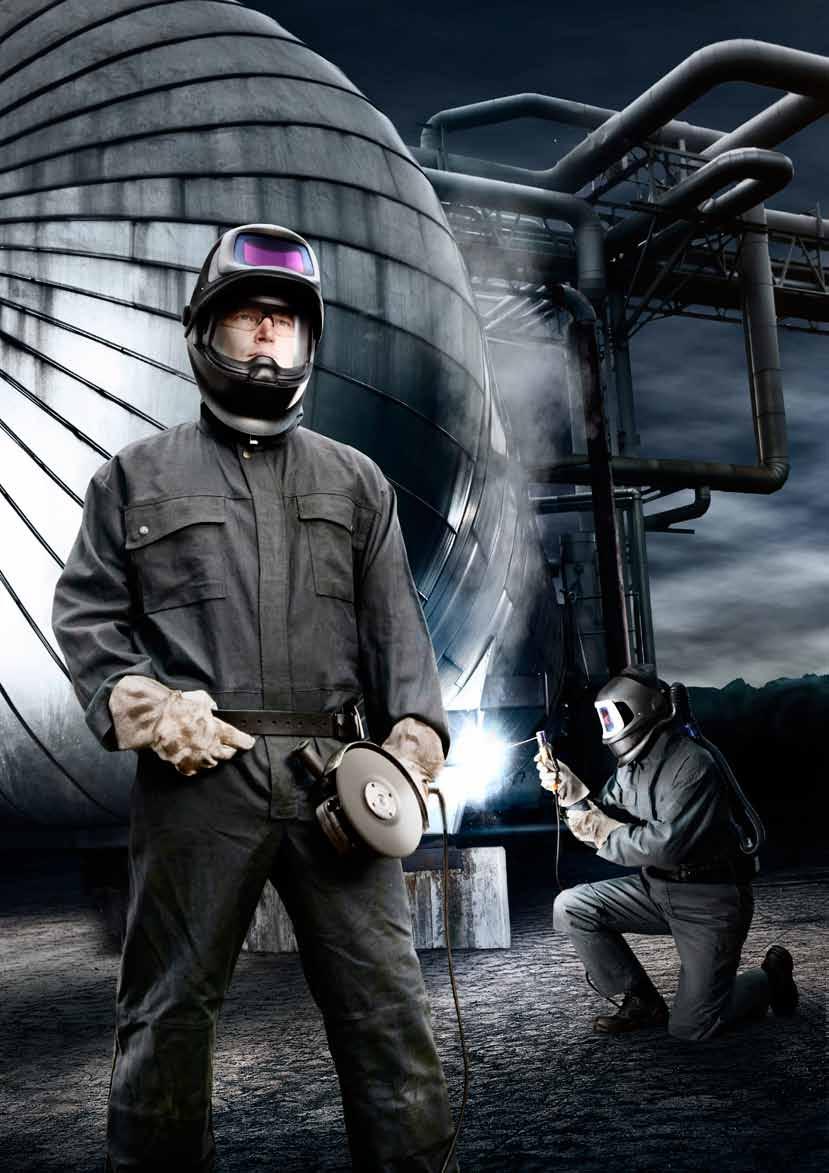 the result is our Speedglas auto-darkening welding helmet series 9100 today offering options like flip-up function, safety helmet and/ or respiratory protection.
