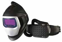 Respiratory Protection Complete Respirator Systems 3M Speedglas Welding Helmet 9100 Air with 3M Adflo Powered Air Respirator Ergonomic auto-darkening welding protection with optimal mobility and