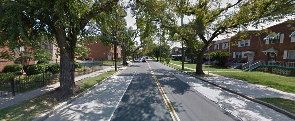 Figure 4-2: Looking East on Benning Road at 42 nd Street - Existing Source: Google Maps, August 2014 Figure 4-3: Looking East on Benning Road at 42 nd Street Proposed Build Alternative 2 Note: This
