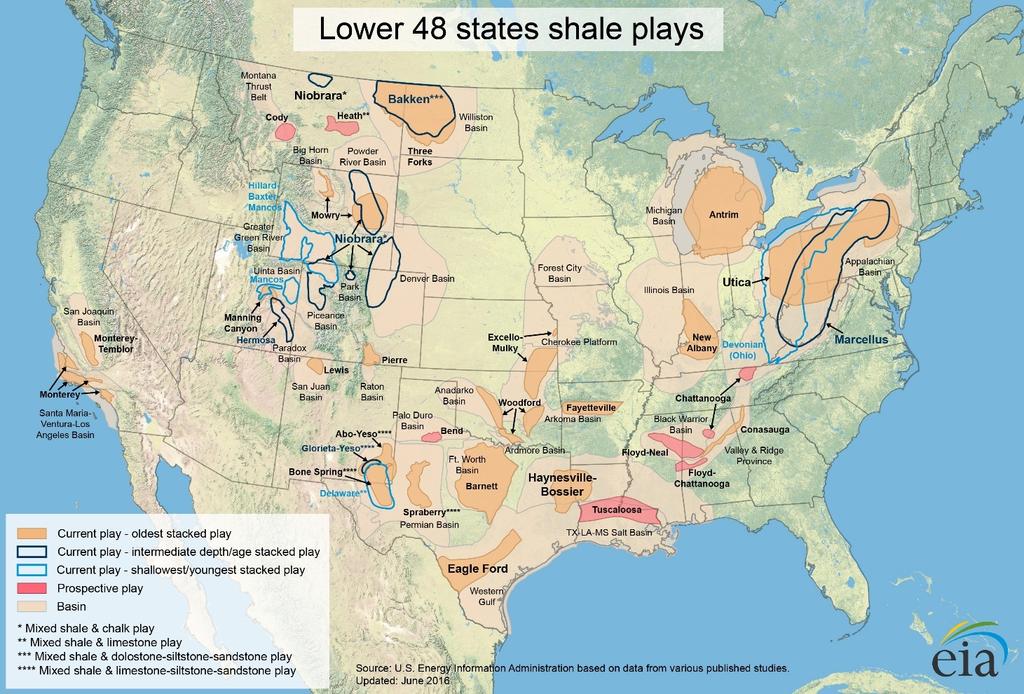 U.S. shale gas resources are widespread