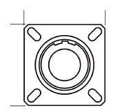 D38999 Bronze Series Dummy receptacle Orientations & dimensions Orientations: N, A, B, C, D, E or A DU (= all orientations) A C B A A Shell size 9 11 13 15 17 19 21 23 25 A +0.