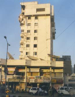 The principal causes of damage to buildings are due to presence of soft storeys, floating columns, mass irregularities, poor quality of material and faulty construction practices, inconsistent