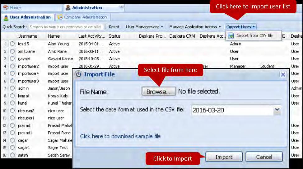 2.2 Deskera Accounting Settings Click on Deskera Accounting under Apps on the Deskera Apps Dashboard to land on the ERP Dashboard.