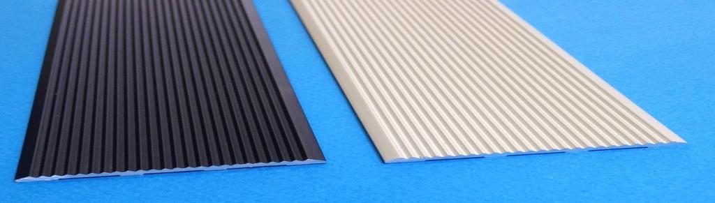 Aluminium Ripple Trim Colours Photo Luminescent Inserts / Stair Nosings Photo luminescent anti-slip stair nosings provide the usual function of step protection in addition to