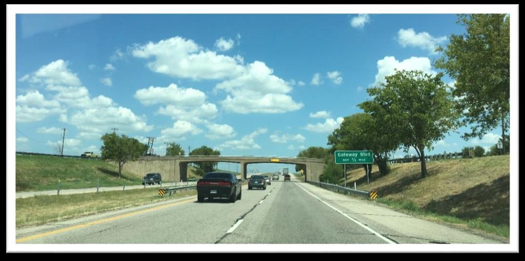 traffic headed from the facility to the DFW Metroplex must proceed eastward on the one-way service road to the next crossing of US 80 which is a two-lane bridge at CR 217.