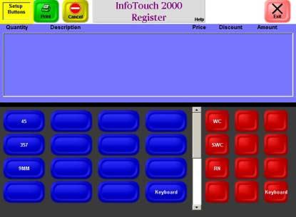Since each Club Data InfoTouch system is tailored to meet your club s needs, you can select the quantity of buttons that you need for a category.