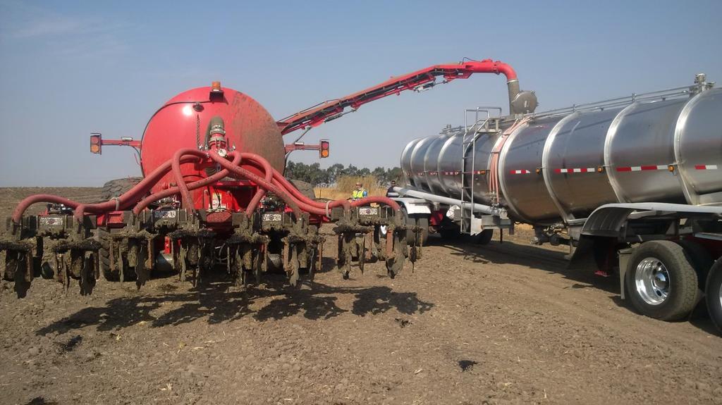 LAND APPLICATION PROGRAM 2017 PICTURE: Lystek Land Application Injector and LysteGRO transport tanker (2017) "It's important that we look for ways to improve the health of our soils without a heavy