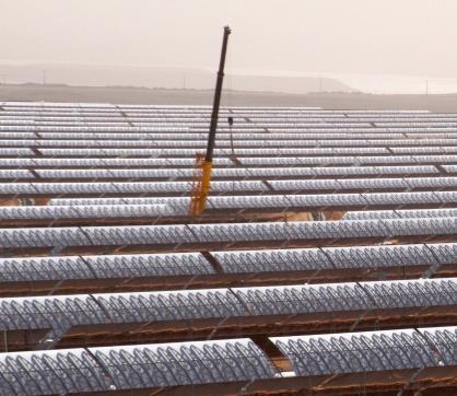 CLIMATE CHANGE: INNOVATIVE LOW CARBON SOLUTIONS World Bank Noor-Ouarzazate Concentrated Solar Power Project in Morocco Power plant on the edge of the Sahara, generates up to 160 MW of power and