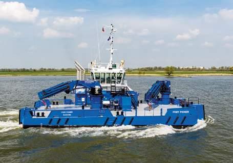 resale value and reliable performance. Furthermore, Damen vessels are based on thorough R&D and proven technology.