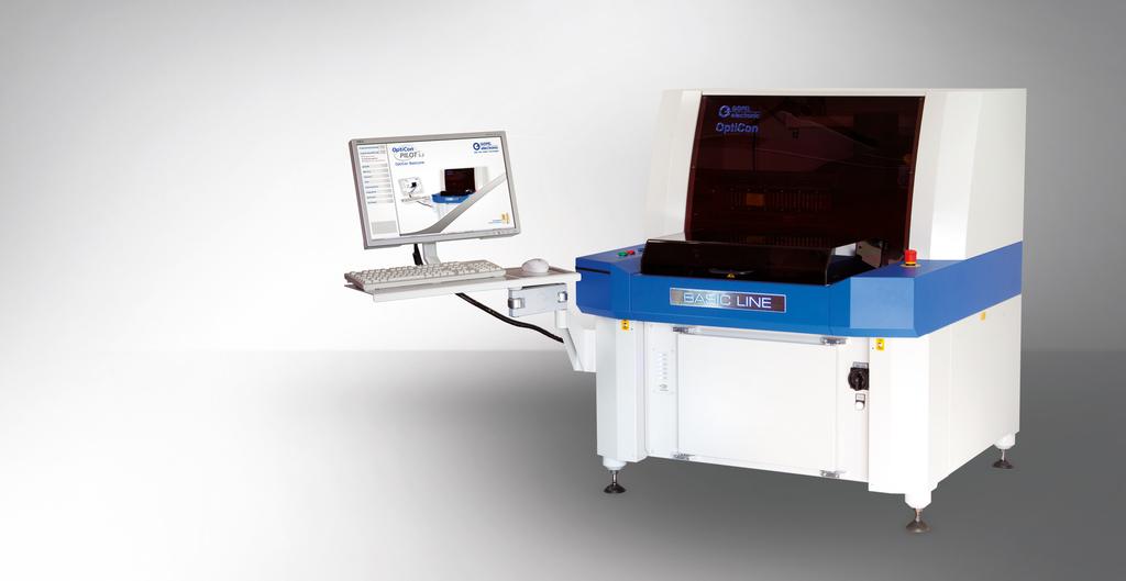 AOI OptiCon BasicLine AOI BasicLine Stand-alone AOI System for manual Loading and flexible Adaptation of different Assemblies The BasicLine can also be utilized as a separate repair station and is