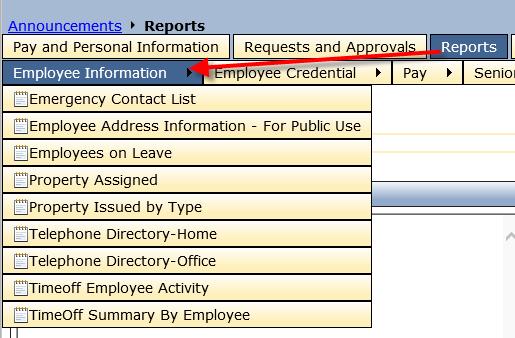 Reports SMARTeR has several different reports available. Security access can be given to specific employees to run reports.