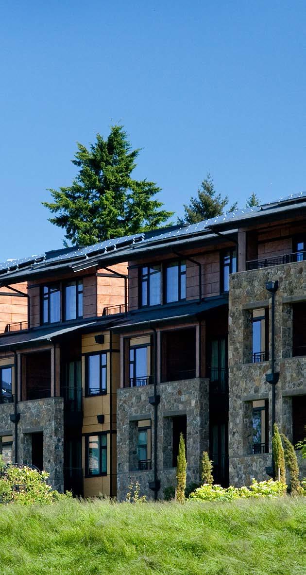 A 3,800-square-foot array powers the PV system for the Allison Inn and Spa an 85-room luxury resort in Oregon s wine country producing enough energy to preheat water for the facility s kitchen,