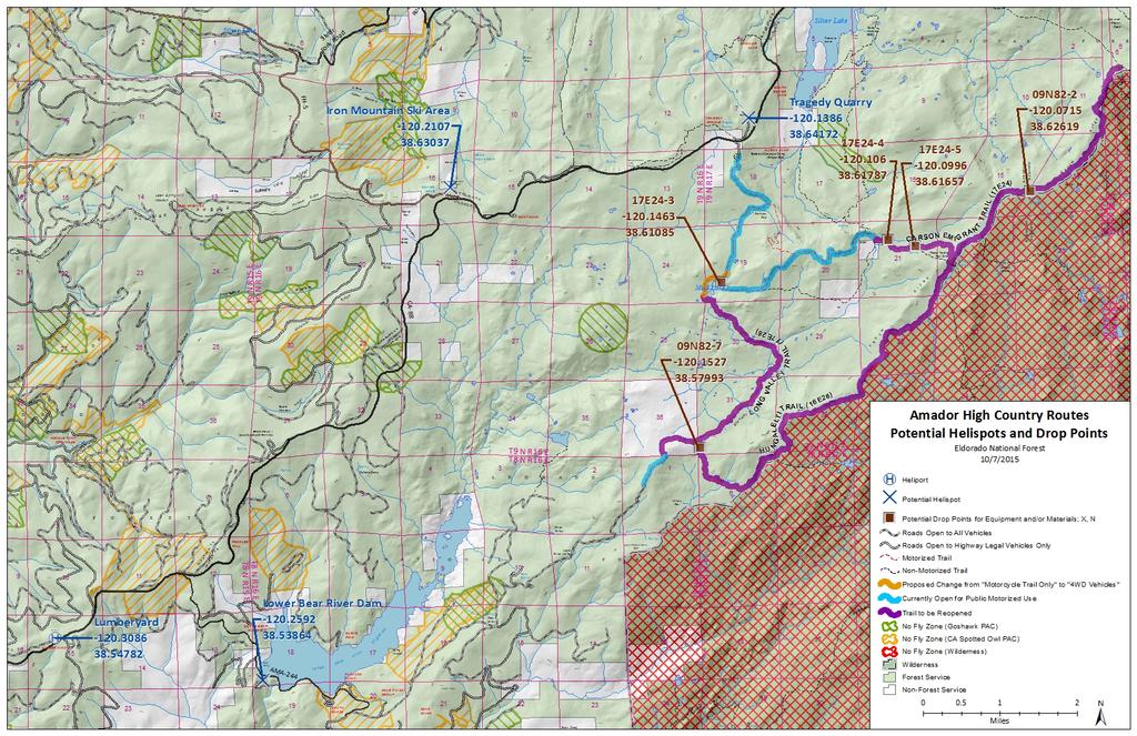 Amador High Country Routes EA Appendix H: Helicopter