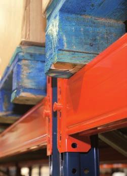 action, thus ensuring the strength and stability of the racking.