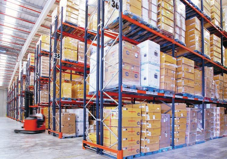 General Features of Conventional Pallet Racking Mecalux s conventional pallet racking system offers the best solution for warehouses where a wide range of references need to be stored on pallets.