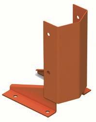 They are used to protect uprights from impact and possible damage in facilities where forklift
