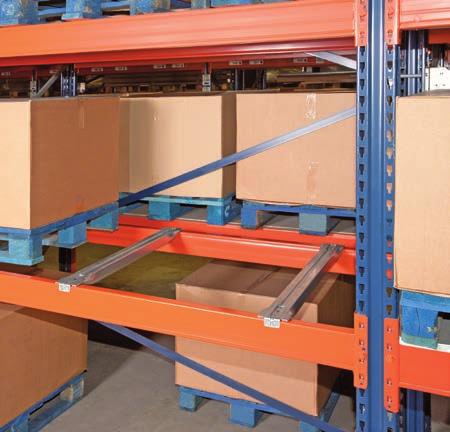 lower skids parallel to the beams or when the pallet quality is insufficient.