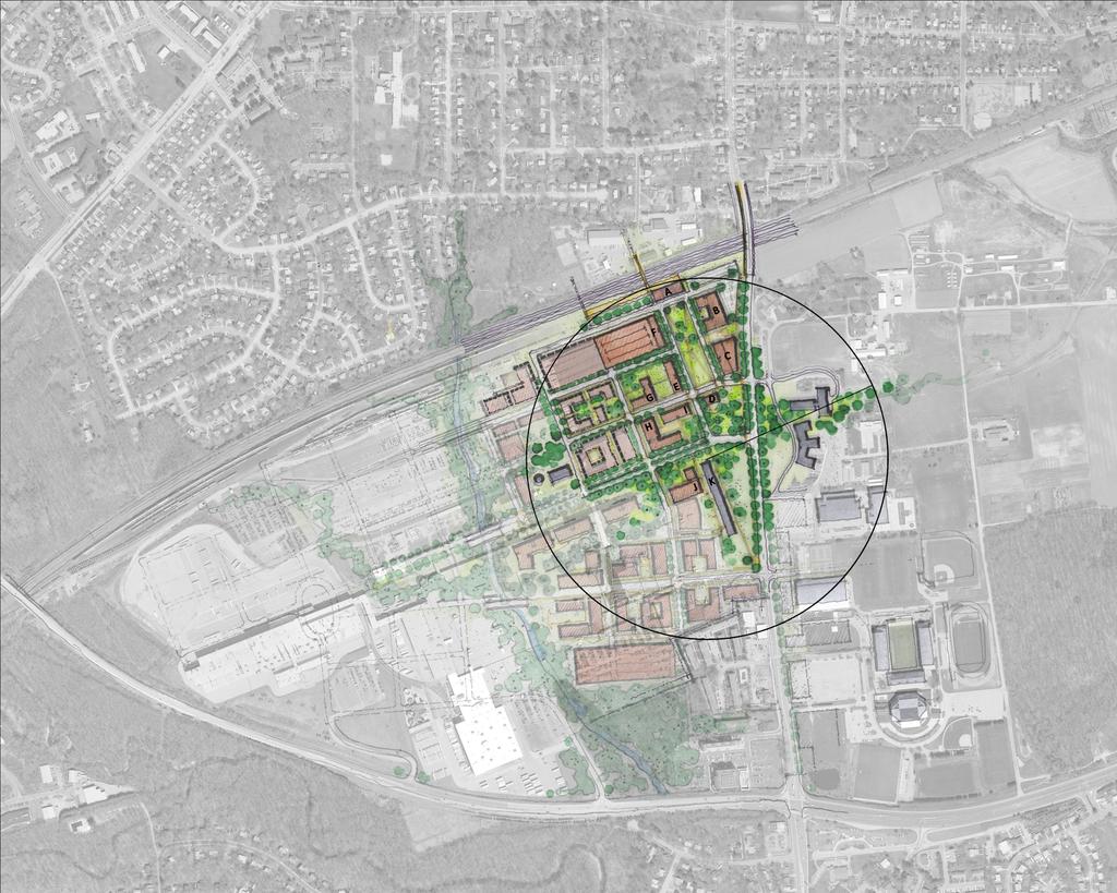 Figure 6: Proposed Site Functions study area has already been the subject of two planning studies one by the University of Delaware, and a feasibility study by WILMAPCO.
