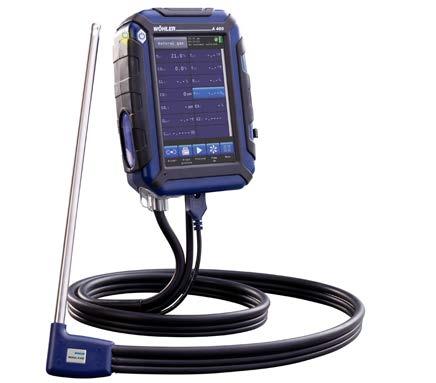 Wohler A 450 Flue gas analyzer 10,000 ppm Standard set (ready to use) Maintenance and setting tasks Scope of