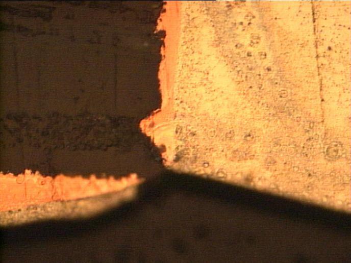 Processing Parameters Copper Erosion Because of proprietary additives, SACX Plus 0807 exhibits much lower rates of copper erosion than Test 1 SACX