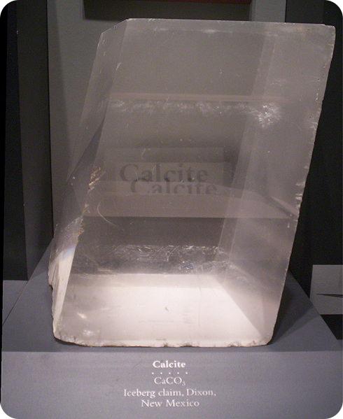 FIGURE 3.11 Calcite. Halides Halide minerals are salts that form when salt water evaporates. Halite is a halide mineral, but table salt (see Figure 3.