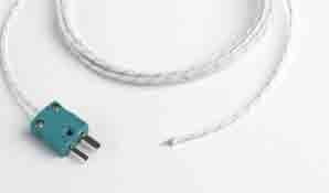 5 ft PA0064 Glass-fiber-insulated cable, maximum 500 C/932 F PA0182 PA0181 2.0 m/6.