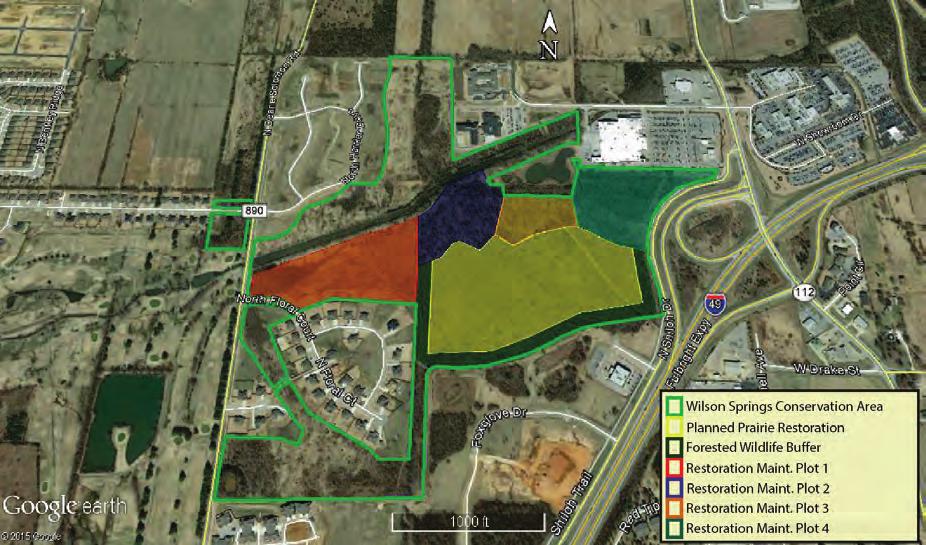 Need: The rapid pace of urban development in Northwest Arkansas has resulted in the loss and fragmentation of open grassland and wetland habitats.