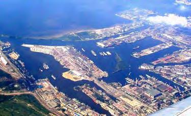 Petersburg port Novorossiysk container terminal (NUTEP) the most modern (2004) container outlet in Russia and the principal gateway in south of