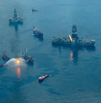 Near-shore and Off-shore Resource Extraction Overfishing, extraction of oil and natural gas from progressively deeper and
