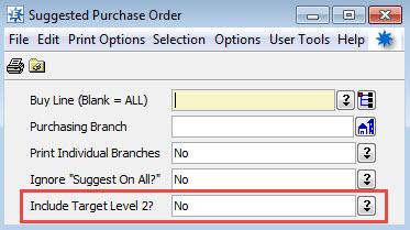 Rel. 8.7.9 Release 8.7.9 Suggested P/O - Second Vendor Target Customer Request "Purchasing certain buy lines can be time consuming because I have more than one available vendor target.