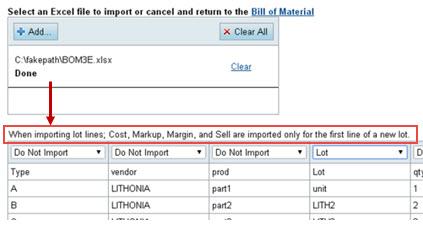 The value depends on the default formula used. If you edit the sell price, the Margin and Markup fields automatically update.