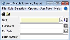 Eclipse Release 8.7.9 Feature Summary Rel. 8.7.9 Auto-Matching Summary Use the Auto Match Summary report to view a summary report to measure the success of the matching rules setup for your system.