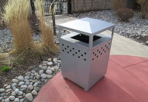 Comp # : 2837 Exterior Furnishings - Replace Location : Common areas Quantity: ~ (43) Pieces Evaluation : Pieces include (11) planters, (2) trash cans, (4) stainless steel trash cans, (3) concrete