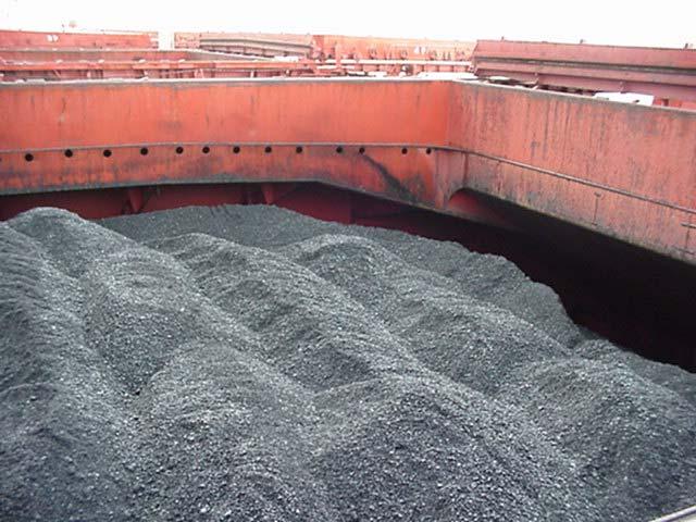 coal cargoes give off flammable gas and so ventilation of the