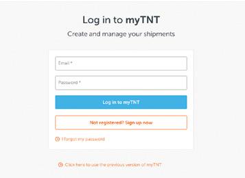 05 Log In / Sign Up 3 of 12 Registered users may log in with an email address and password. Skip to page 11 if you already have mytnt login access.