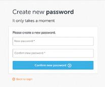 4 of 9 Provide a new password and retype to confirm your choice.