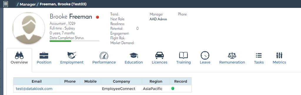 3 As a Manager, you can enter change requests on behalf of your employees. You can also, update or enter information in all the various tabs, similarly to your own My Details links.