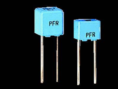 General Purpose, Pulse and DC Transient Suppression Overview The PFR Series is a capacitor with polypropylene film and metal foil electrodes, encapsulated in self-extinguishing resin in a box of