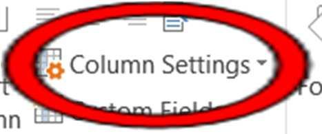 If you want to hide the Add New Column column select the Format tab, select column settings dropdown box and then select the Display Add New Column.