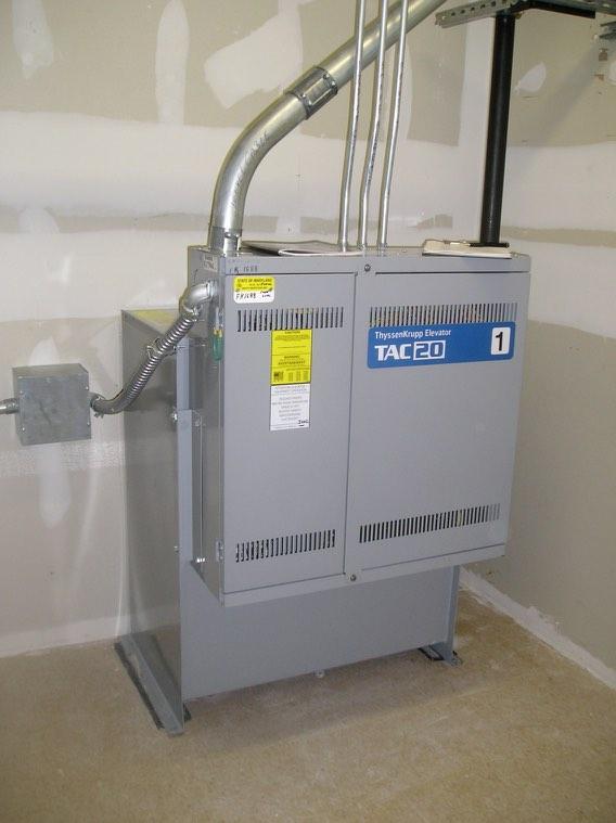 Case Study Hydraulic Elevator Pump Unit Directly beneath living unit