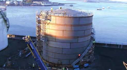 Our experienced team and specialised equipment have the expertise to carry out tank repairs and refurbishment on tank structures, floating decks, nozzles, pipework and tank auxiliary items to the