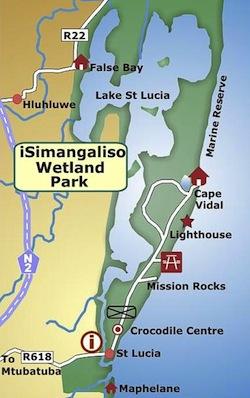 People who visit isimangaliso Wetland Park can go on game drives and educational tours, birdwatch, fish in selected locations, hike and go boating.